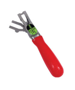Image-of-a-ROX-Vinyl-Weld-Trimming-Knife-featuring-a-red-ergonomic-handle-and-a-stainless-steel-head-The-tool-includes-a-built-in-replaceable-spacer-and-blade-designed-for-precise-trimming-of-vinyl-welds