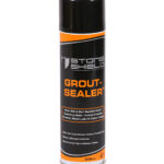 A-500ml-aerosol-can-of-Stoneshield-Grout-Sealer-featuring-a-black-and-orange-design-The-label-highlights-its-properties-as-a-water-rain-and-stain-repellent-sealer-with-invisible-protection-and-no-colour-change-The-product-is-suitable-for-wall-and-floor-grout-between-ceramic-and-porcelain-tiles-as-well-as-for-use-in-showers-bathrooms-kitchens-and-on-kitchen-countertops-and-bathroom-vanities